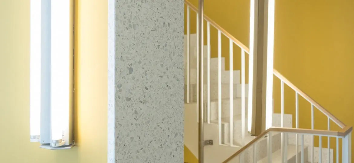 Dallage en terrazzo CARRARE - Minéral Pierre Naturelle