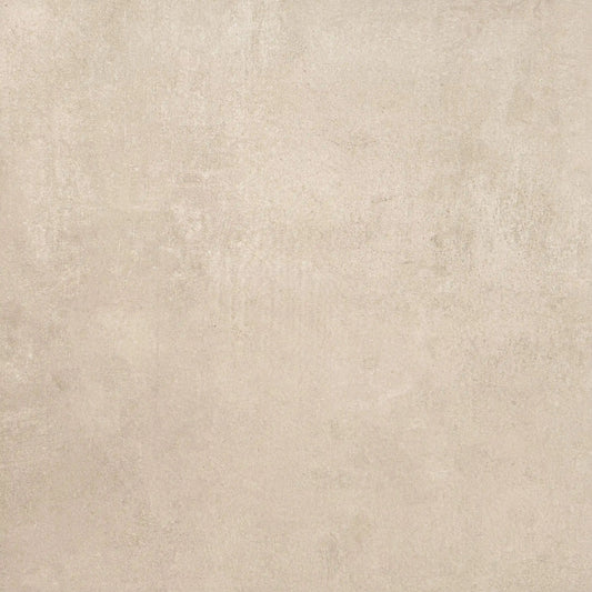 Carrelage extérieur effet béton CIMENTO BEIGE - 60 x 60 x 2 cm Minéral pierre naturelle