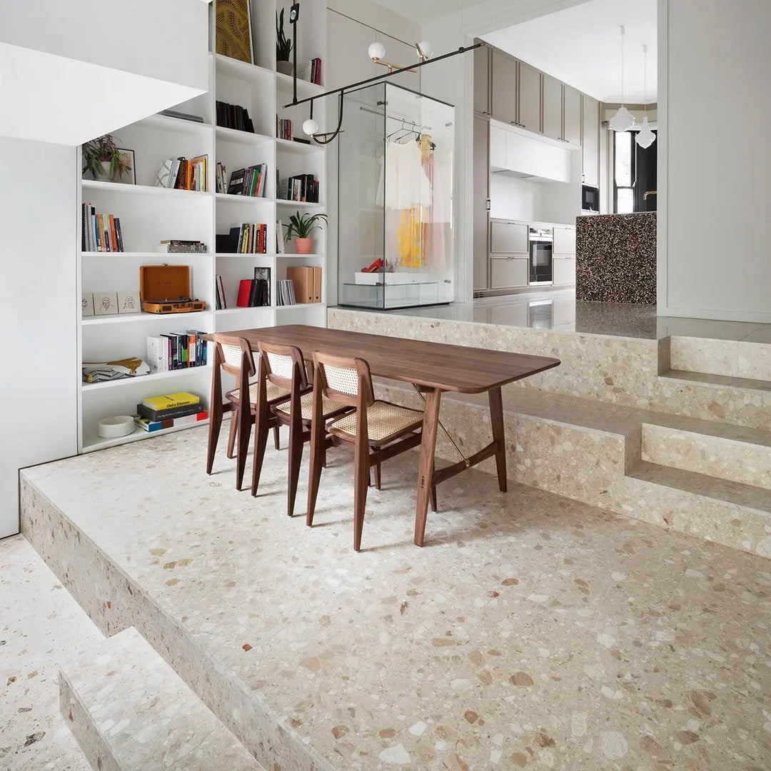 Dallage en terrazzo BOTTICINO - Minéral Pierre Naturelle