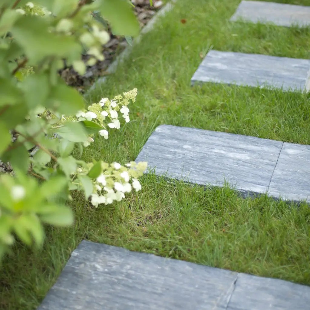 Pas japonais en schiste BLACK SLATE AZUL - Minéral Pierre Naturelle