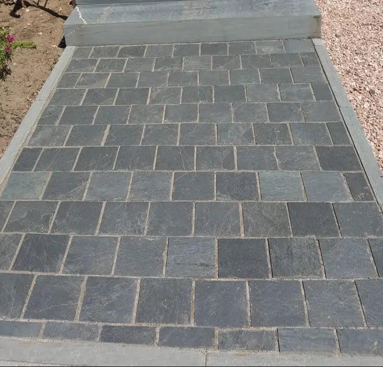 Pavé en ARDOISE DE GALICE - Minéral Pierre Naturelle