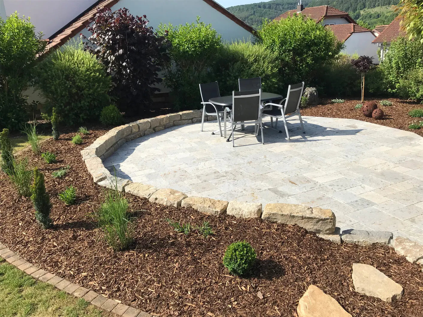 Dallage en pierre calcaire KIRCHHEIMER - Minéral Pierre Naturelle