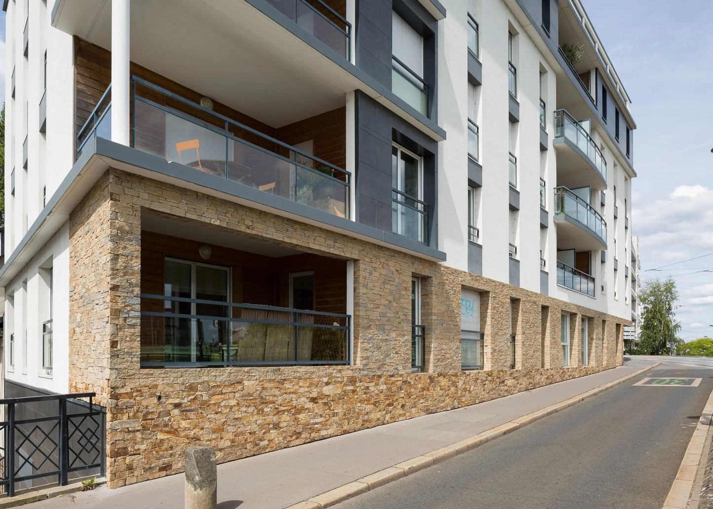 Moellon brut en GNEISS BEIGE - Minéral Pierre Naturelle