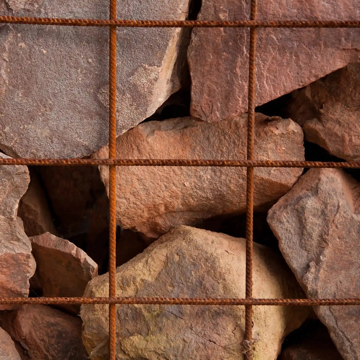 Grès en QUARTZITE ROUGE Minéral pierre naturelle