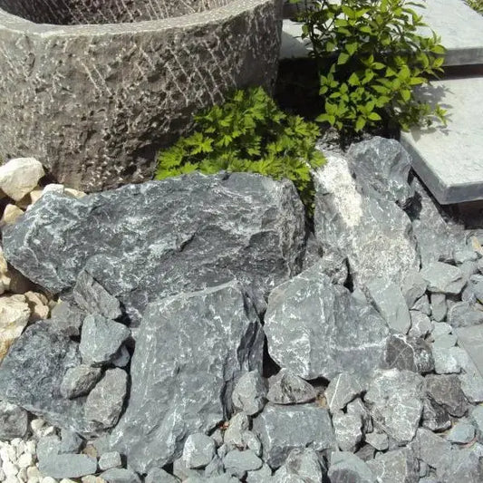 Roche décorative GRIS DES ARDENNES - Minéral Pierre Naturelle
