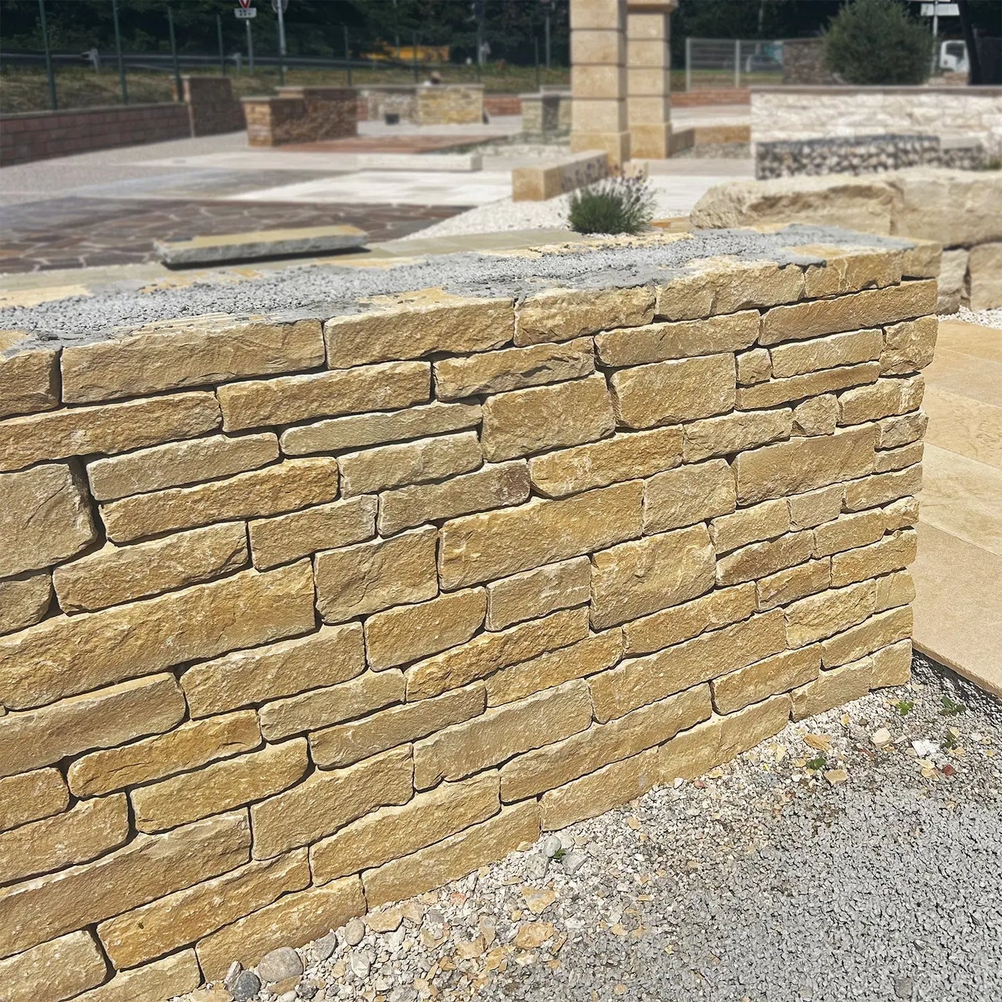 Parement PIERRE DORÉE DES ARDENNES + Angles - Minéral Pierre Naturelle