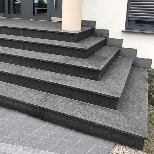 Granit JADE BLACK grenaillé - Minéral Pierre Naturelle