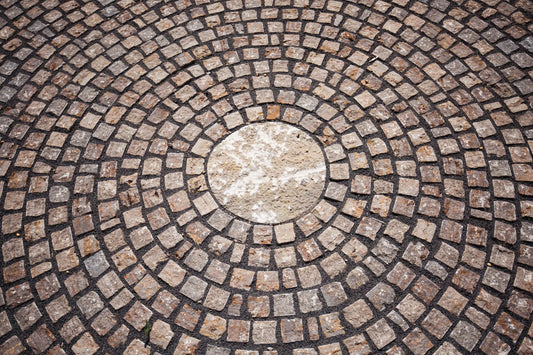 Pavé en pierre calcaire KIRCHHEIMER Vieilli - Minéral Pierre Naturelle