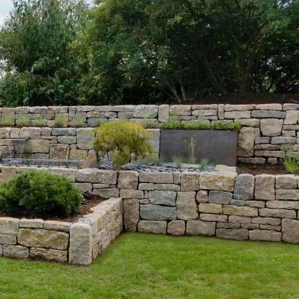 Moellon calibré en pierre calcaire KIRCHHEIMER - Minéral Pierre Naturelle