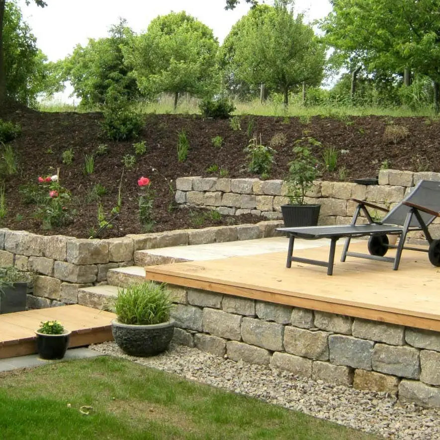 Moellon calibré en pierre calcaire KIRCHHEIMER - Minéral Pierre Naturelle