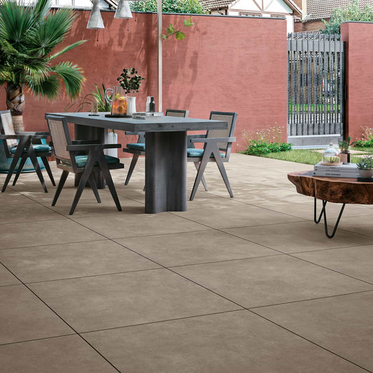 Carrelage extérieur effet béton CHAMOIX - 2 cm