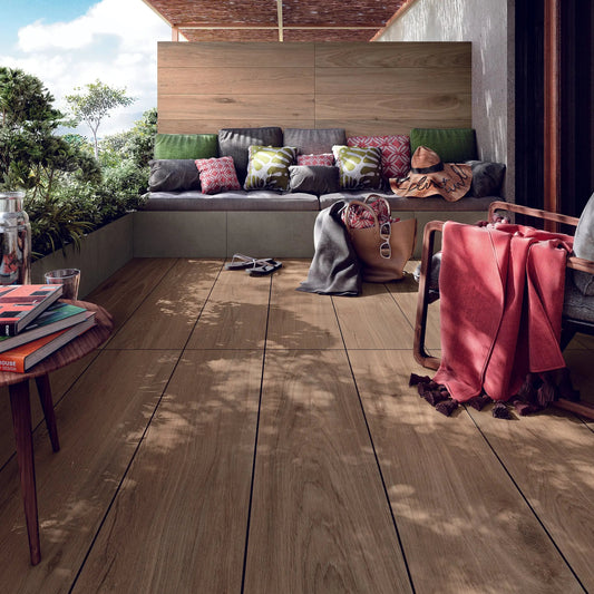 Grès cérame effet bois CAMP - Minéral Pierre Naturelle