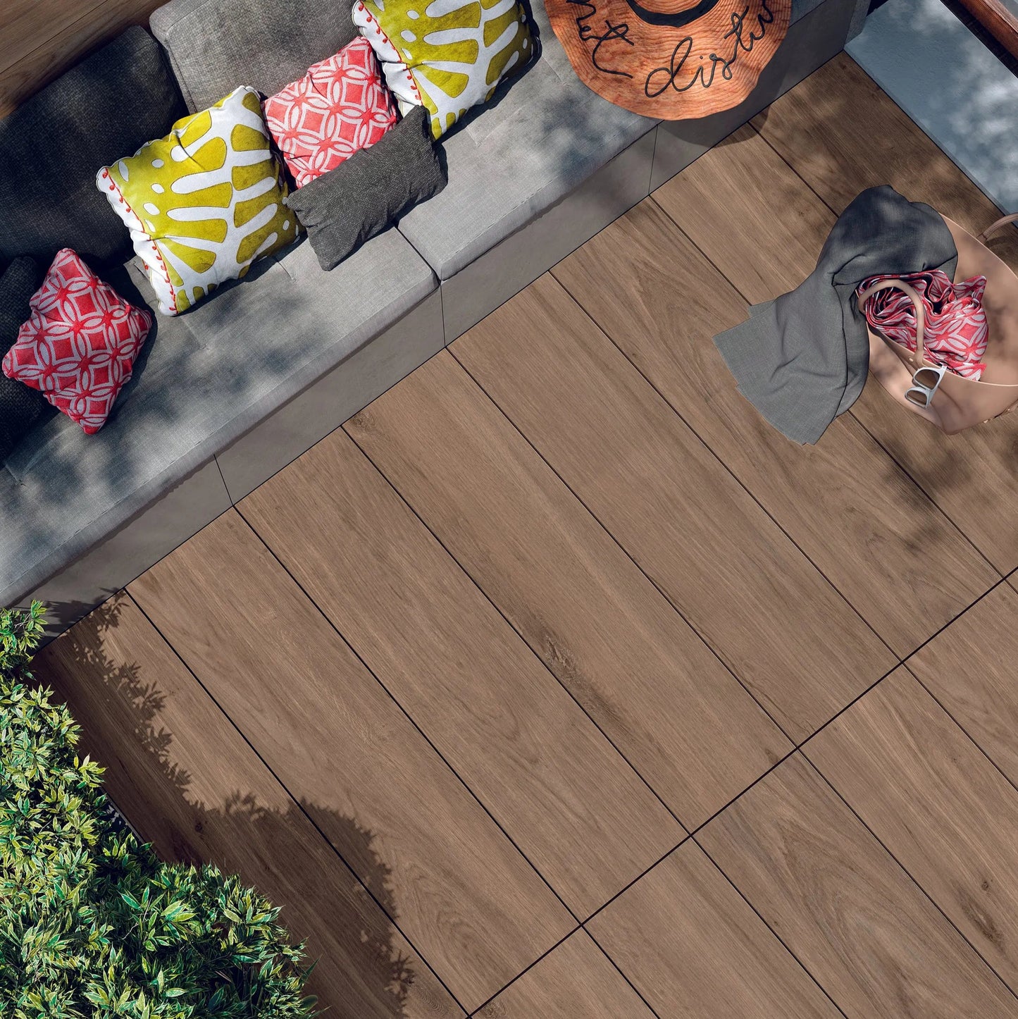 Grès cérame effet bois CAMP - Minéral Pierre Naturelle