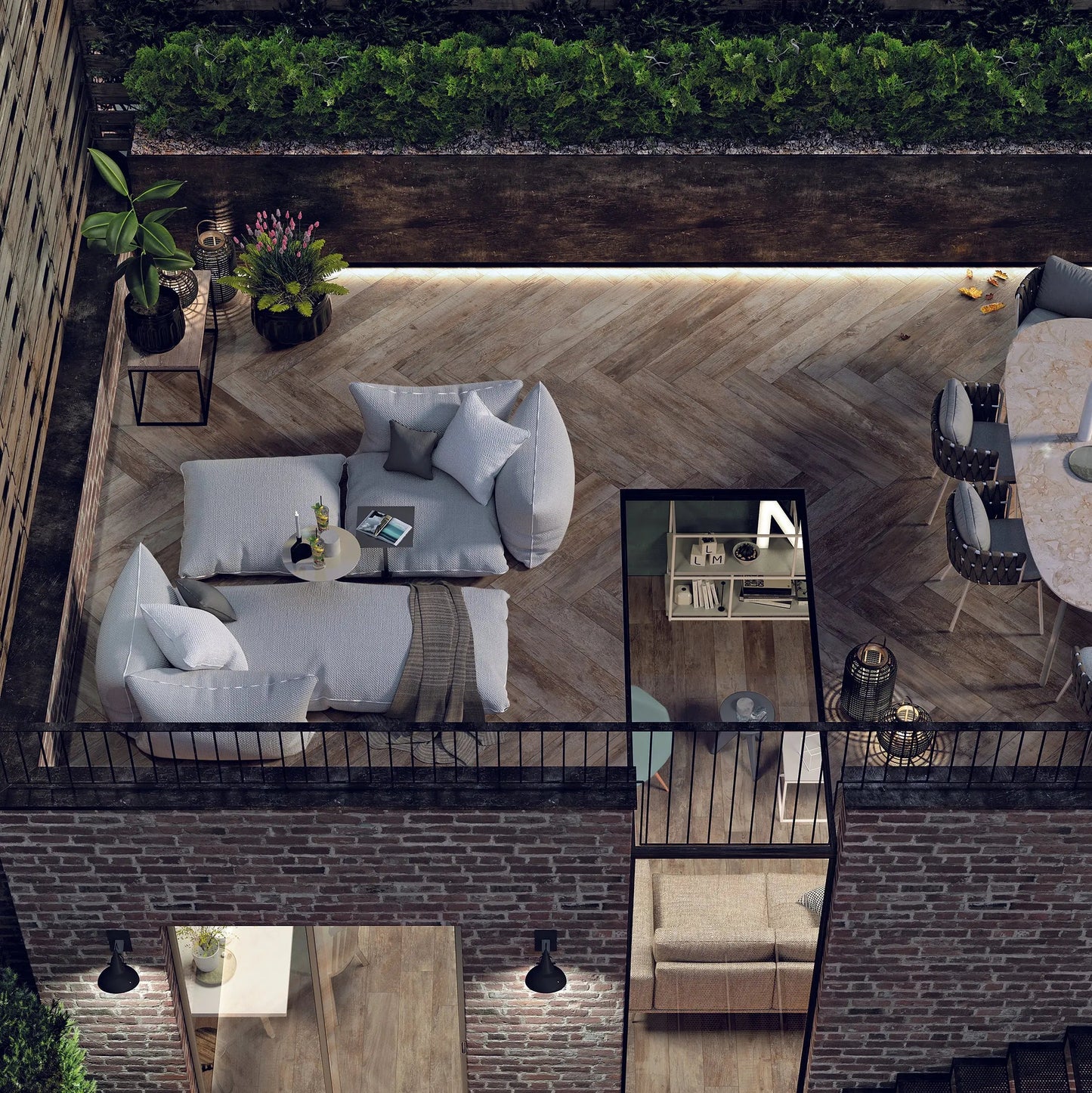 Grès cérame effet bois EMBER - Minéral Pierre Naturelle