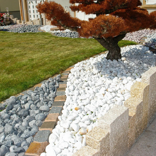 Gravier roulé NOIR EBANO - 15/25 mm - Minéral Pierre Naturelle