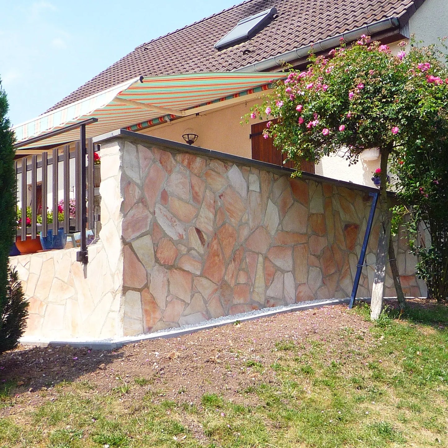 Opus incertum en quartzite CORAL PINK