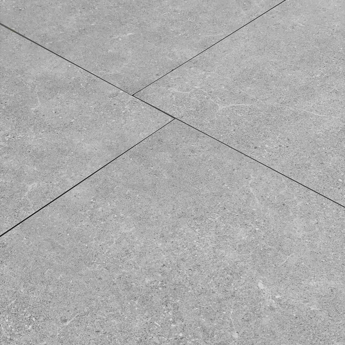 Grès cérame effet pierre PRO PI 03 GREY - 60 x 60 x 2 cm - Minéral Pierre Naturelle