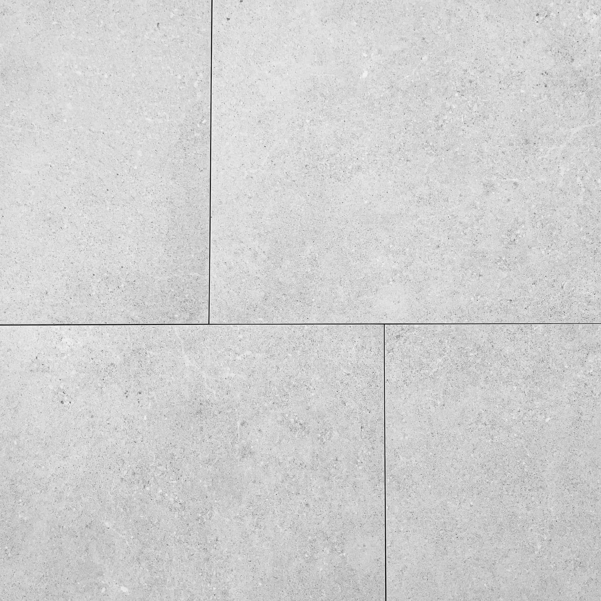 Grès cérame effet pierre PRO PI 01 WHITE - 60 x 60 x 2 cm - Minéral Pierre Naturelle