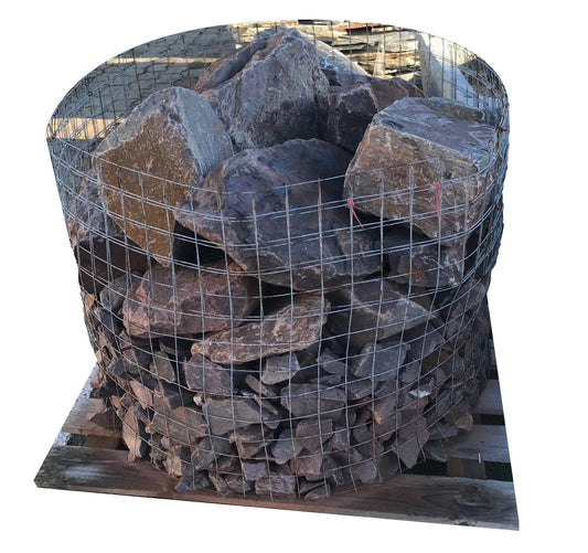 Roche décorative en grès QUARTZITE ROUGE - Minéral Pierre Naturelle