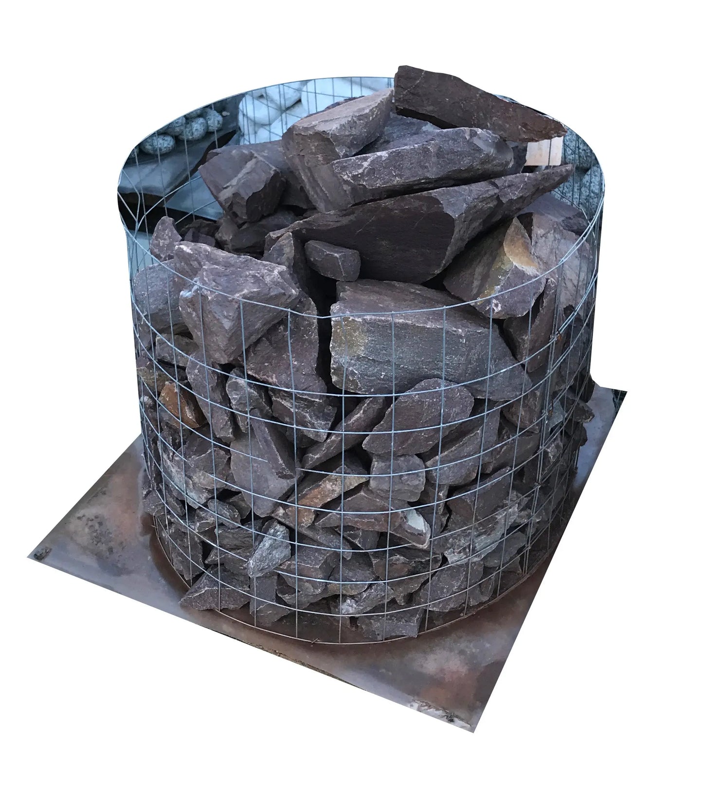 Roche décorative en grès QUARTZITE ROUGE - Minéral Pierre Naturelle