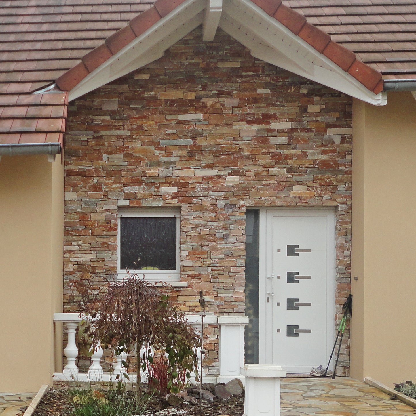 Parement en QUARTZITE HONEY + Angles