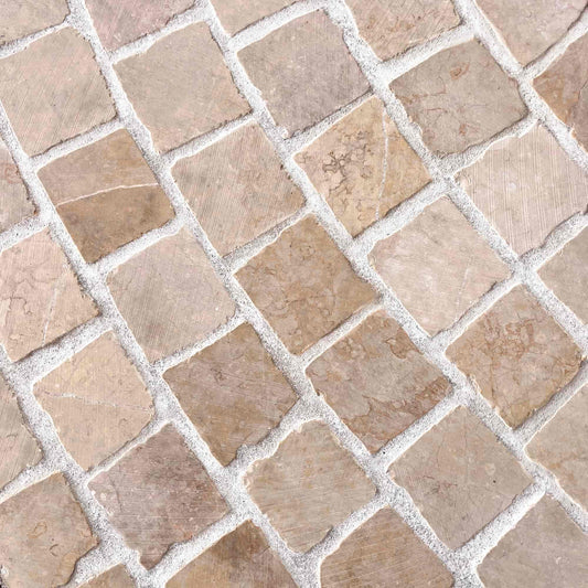 Pavé en pierre calcaire ALMENDRA Minéral pierre naturelle