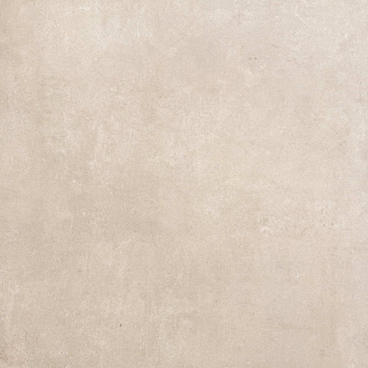 Carrelage extérieur effet béton CIMENTO BEIGE - 60 x 60 x 2 cm Minéral pierre naturelle