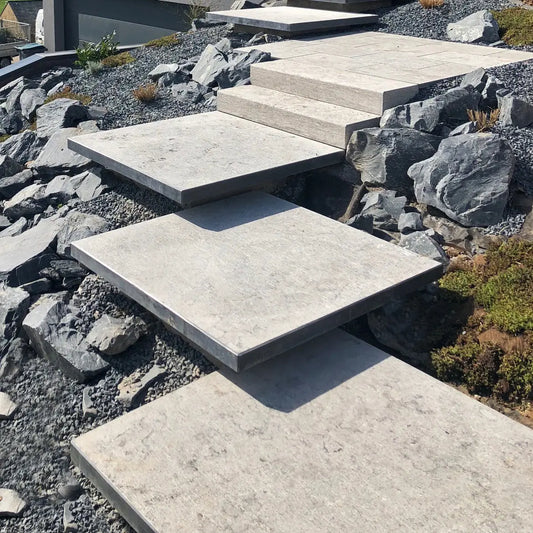 Marche suspendue en BLUE STONE - Minéral Pierre Naturelle