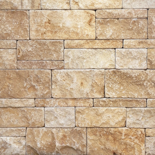 Briques en pierre CALCAIRE MIX vieilli - Minéral Pierre Naturelle