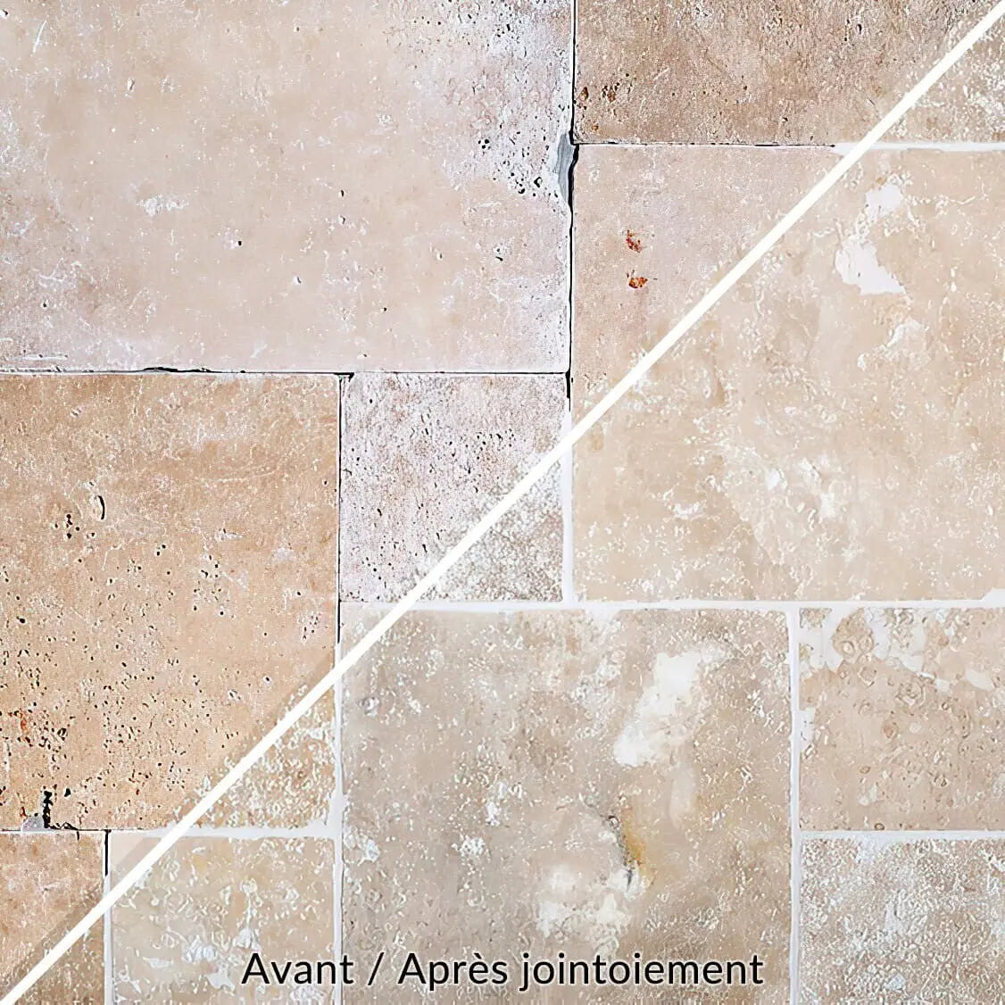 Dallage en TRAVERTIN MIX - Minéral Pierre Naturelle