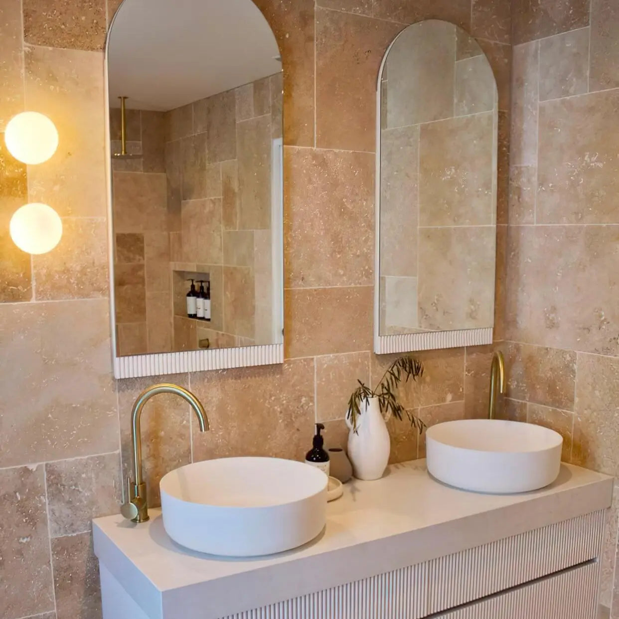 Dallage en TRAVERTIN MIX - Minéral Pierre Naturelle