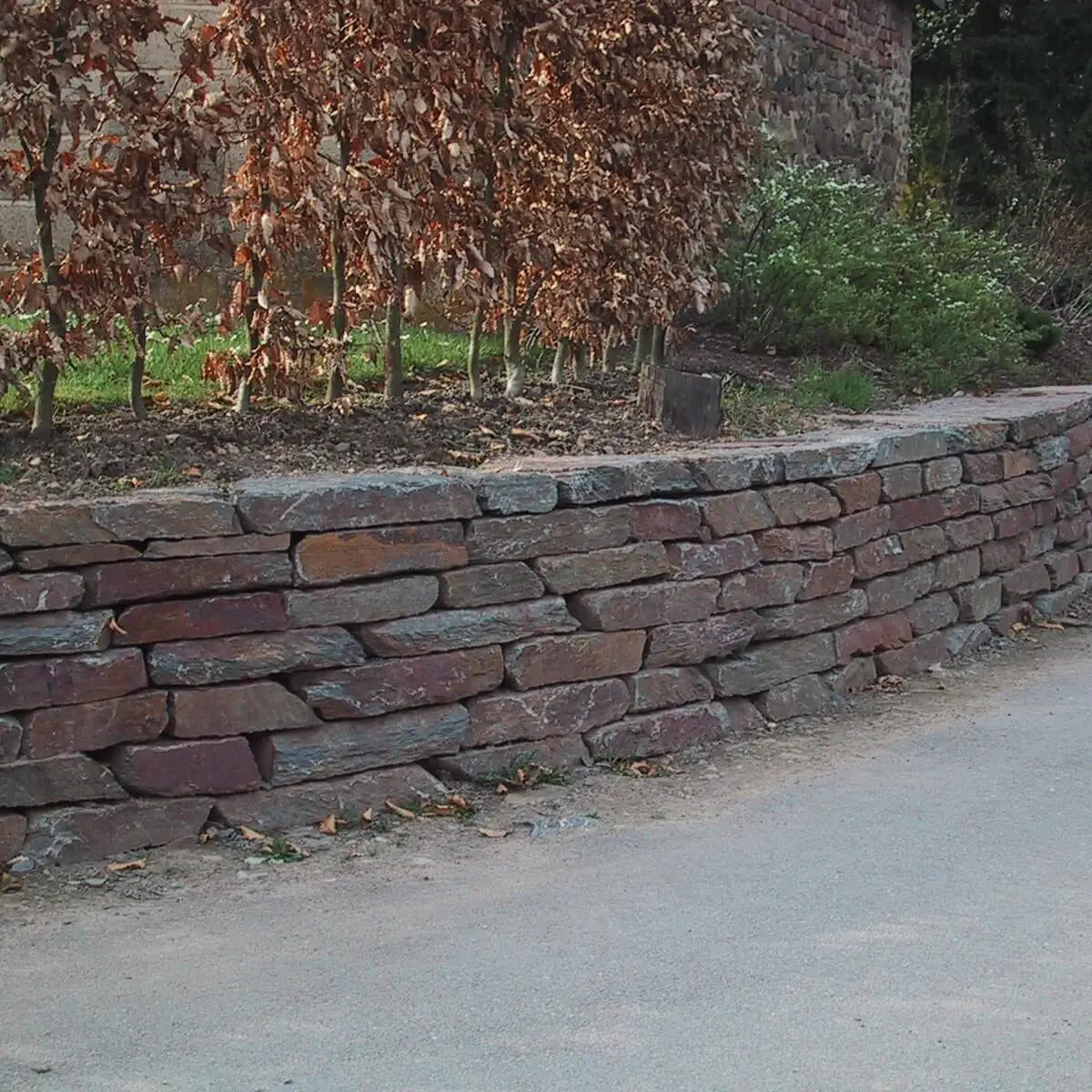 Moellon pour mur sec en SCHISTE COLORE DES ARDENNES - Minéral Pierre Naturelle
