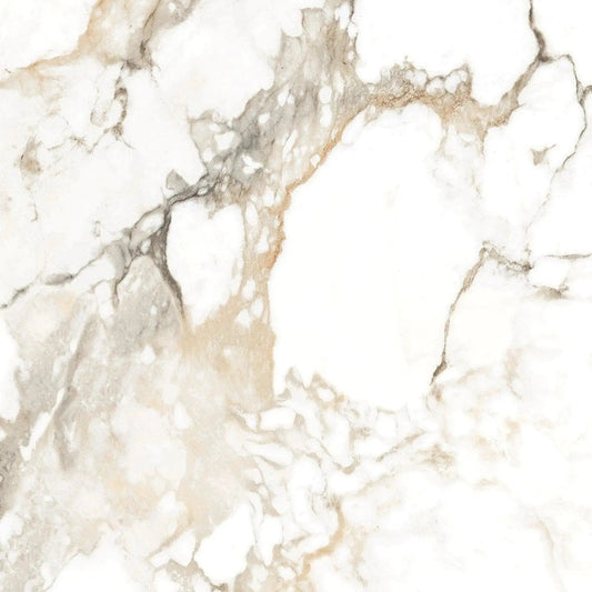 Carrelage effet marbre HOLLAND ICE - 80 x 80 cm Minéral pierre naturelle