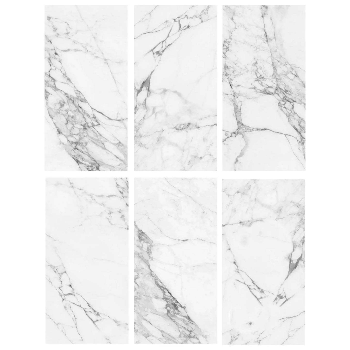 Carrelage effet marbre CAPRAIA brillant - 120 x 60 cm