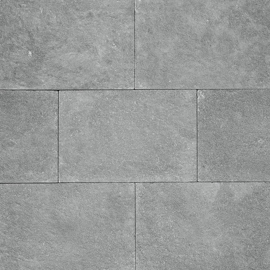 Dallage en pierre calcaire LIMA GRIS bords scié Minéral pierre naturelle