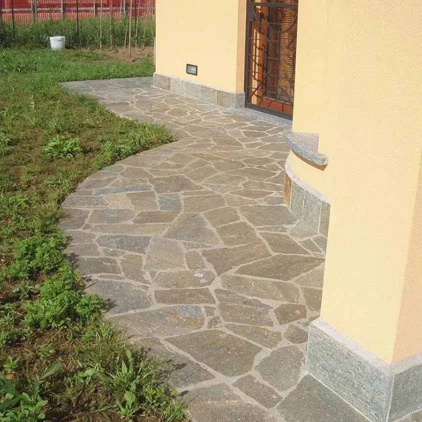 Opus Incertum en QUARTZITE LUZERNE - Minéral Pierre Naturelle