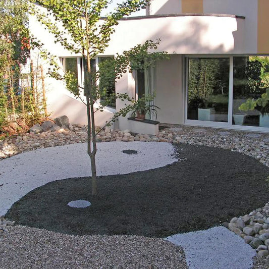 Gravier concassé NOIR EBANO - Minéral Pierre Naturelle