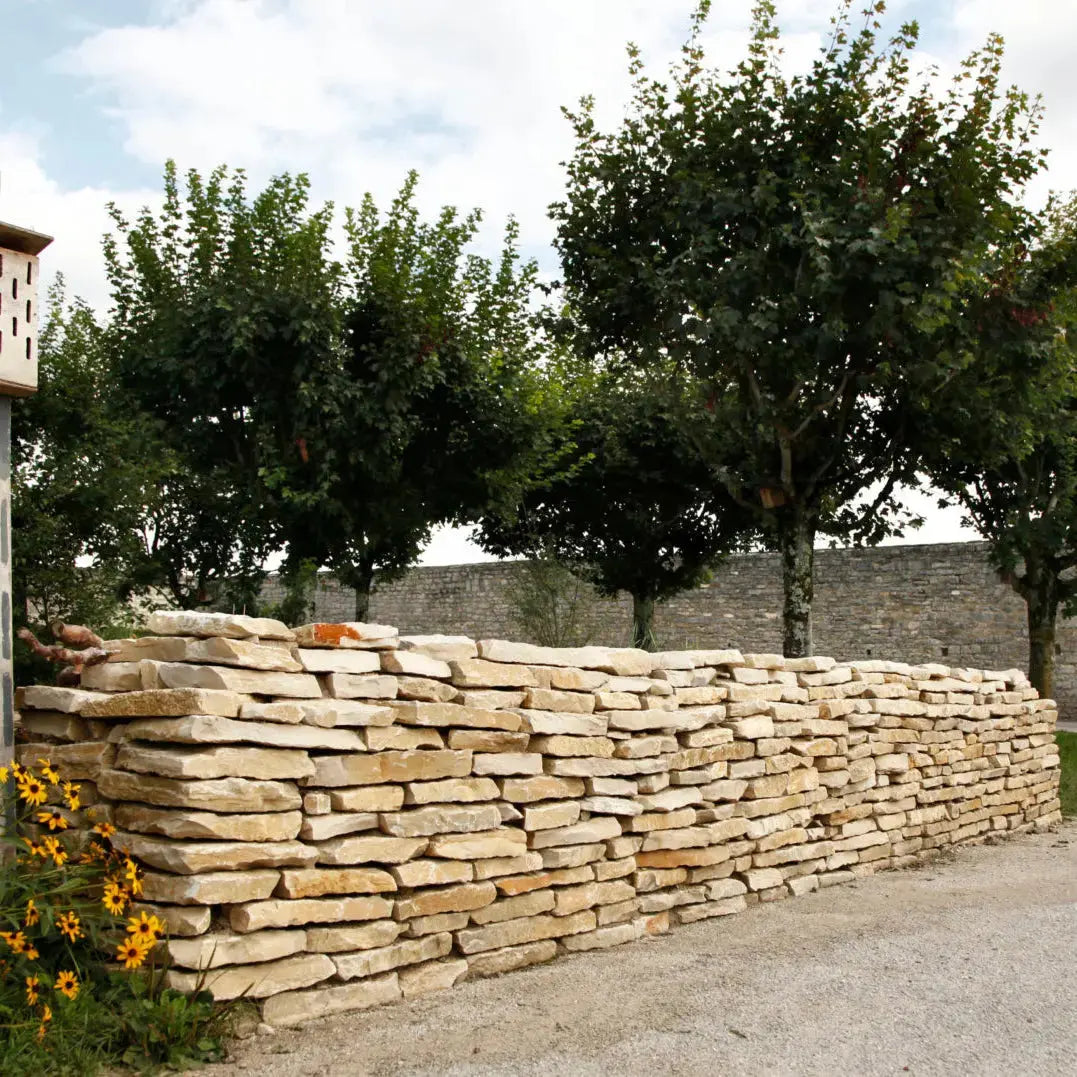 Opus Incertum en pierre calcaire PIERRE DE L'YONNE - Minéral Pierre Naturelle
