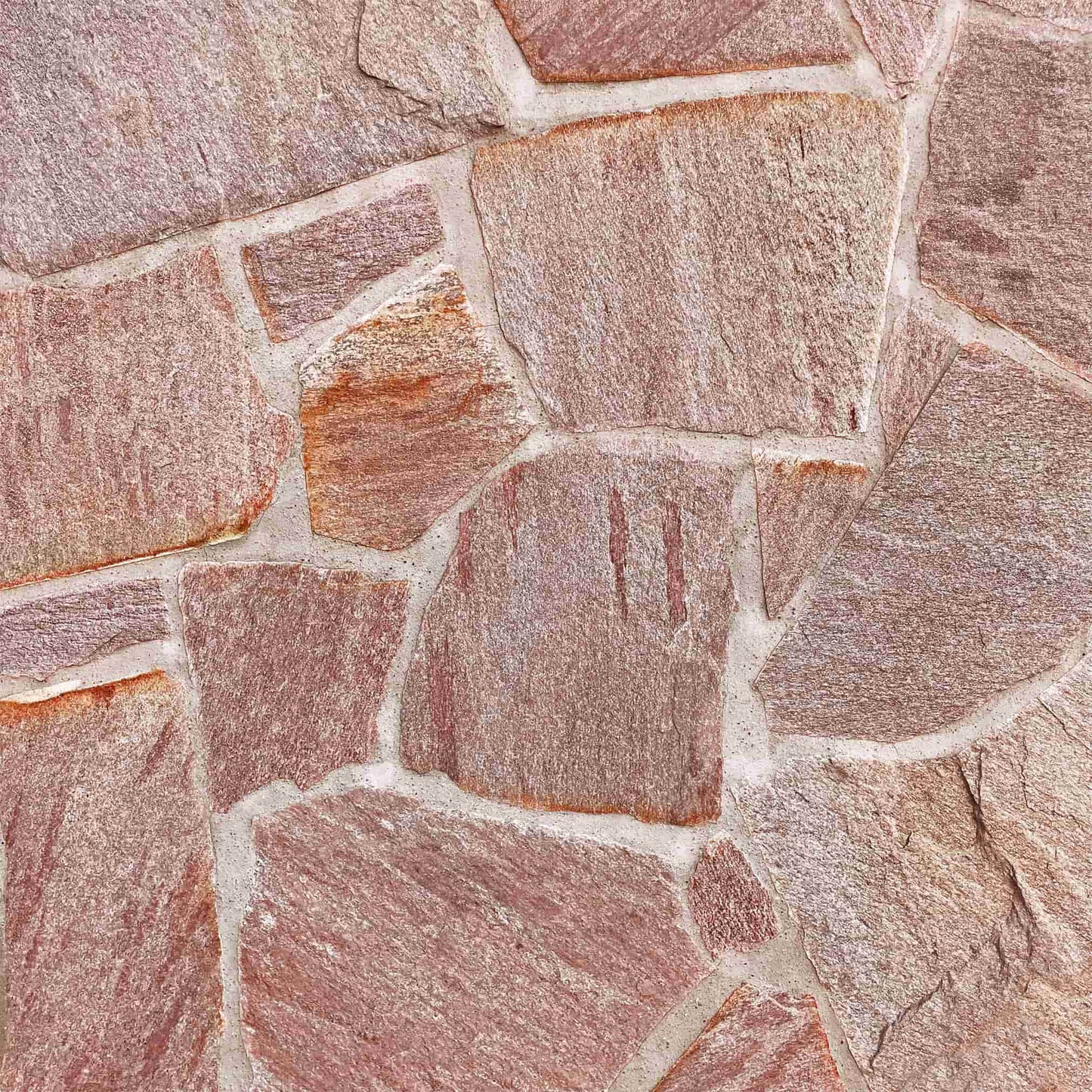 Opus incertum en quartzite CORAL PINK