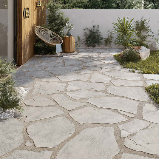 Opus Incertum en KANDLA GREY - Minéral Pierre Naturelle