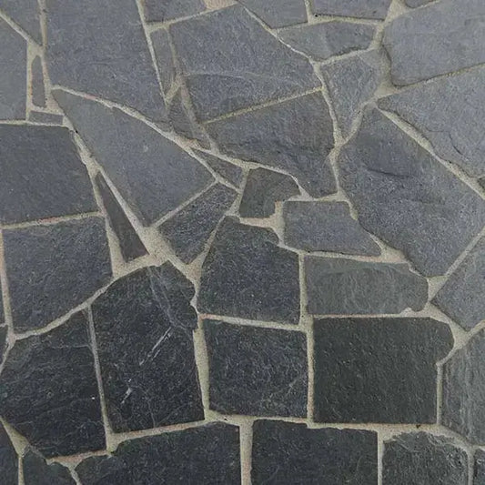 Opus incertum en PHYLLITE - Minéral Pierre Naturelle