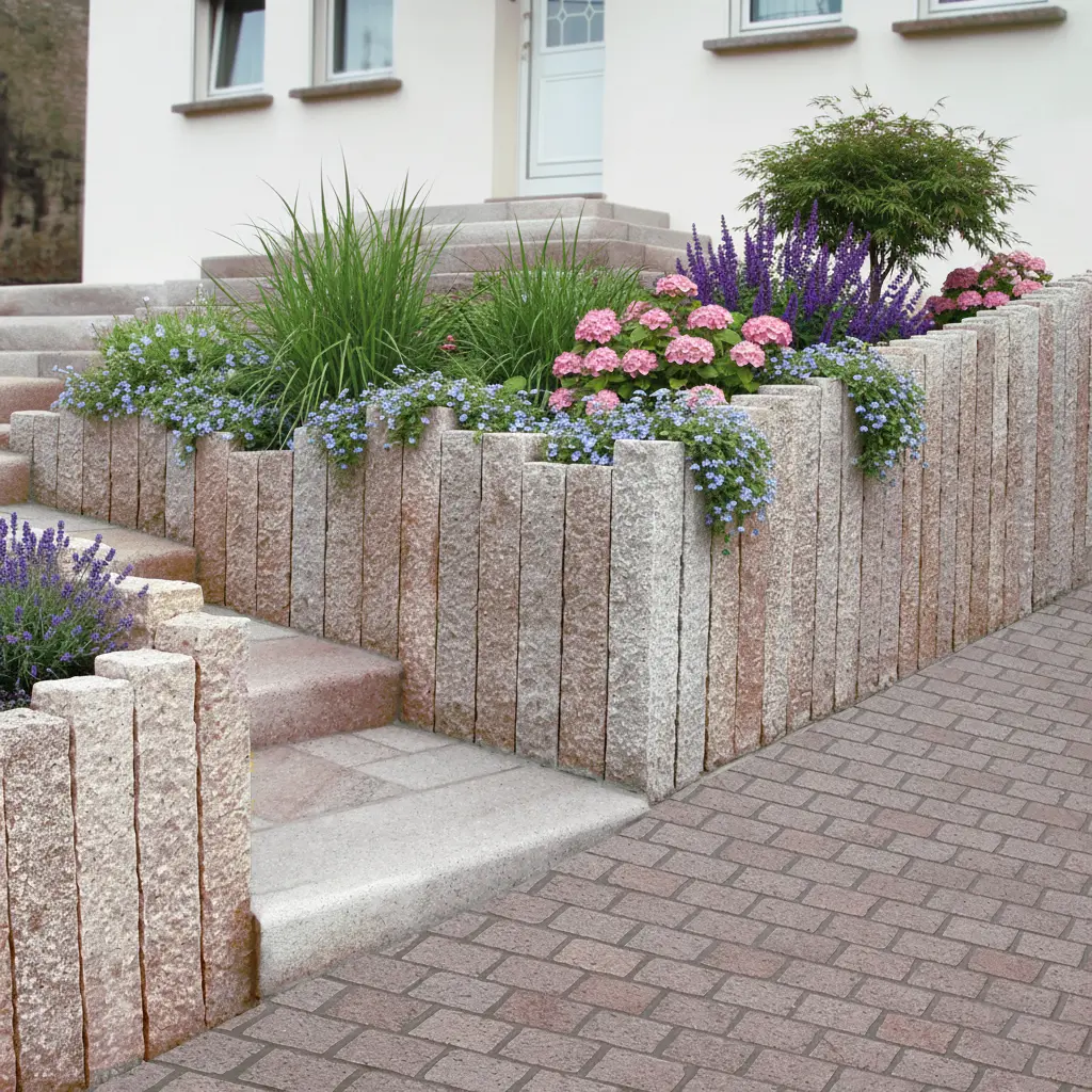 Palissade en granit ROSA DORA