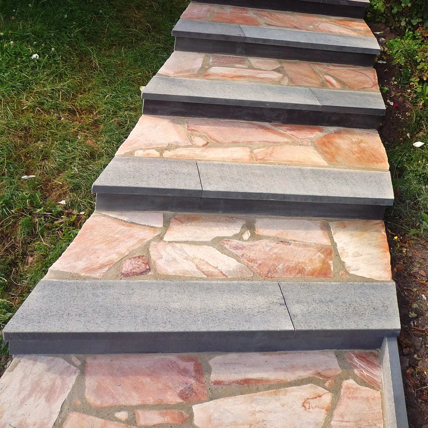 Opus incertum en quartzite CORAL PINK