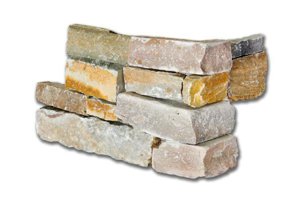 Parement en QUARTZITE HONEY + Angles
