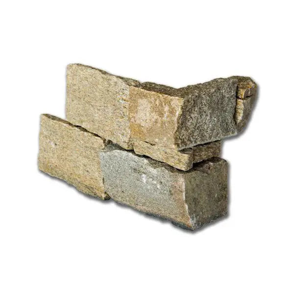 Parement GRANIT BEIGE - Préassemblé + Angles Minéral pierre naturelle