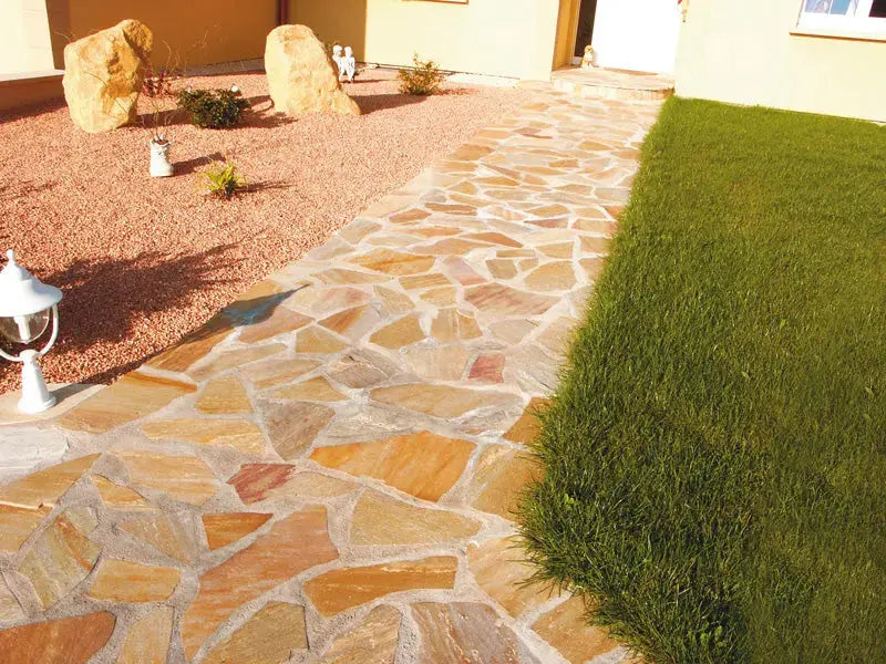 Opus Incertum en QUARTZITE NOBLE - Minéral Pierre Naturelle