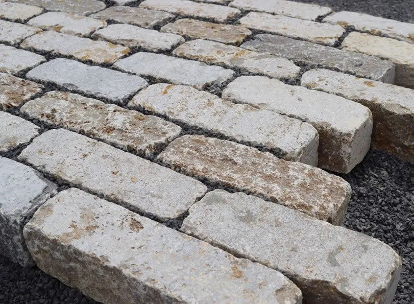 Pavé en pierre calcaire KIRCHHEIMER Naturel - Minéral Pierre Naturelle