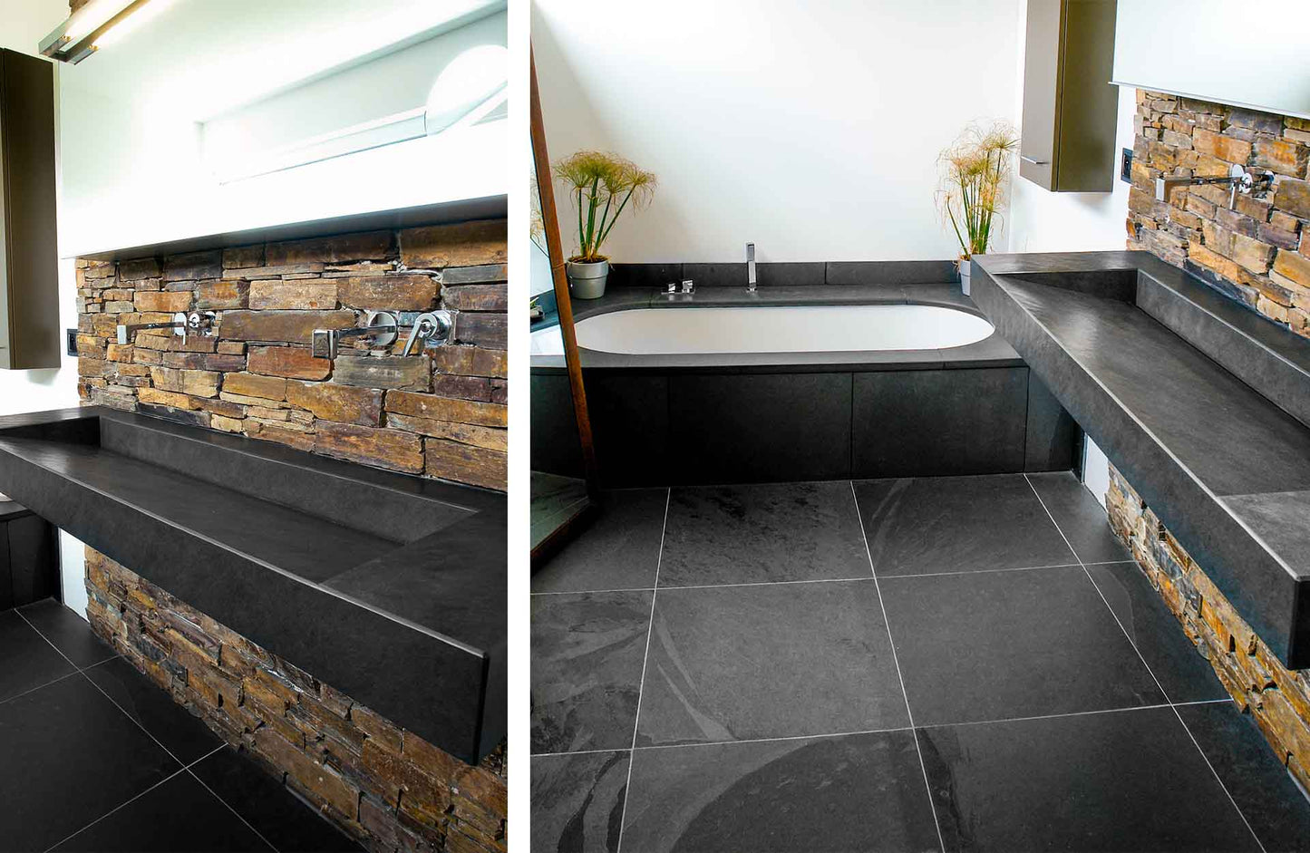 Schiste GRAPHITE clivé - Minéral Pierre Naturelle