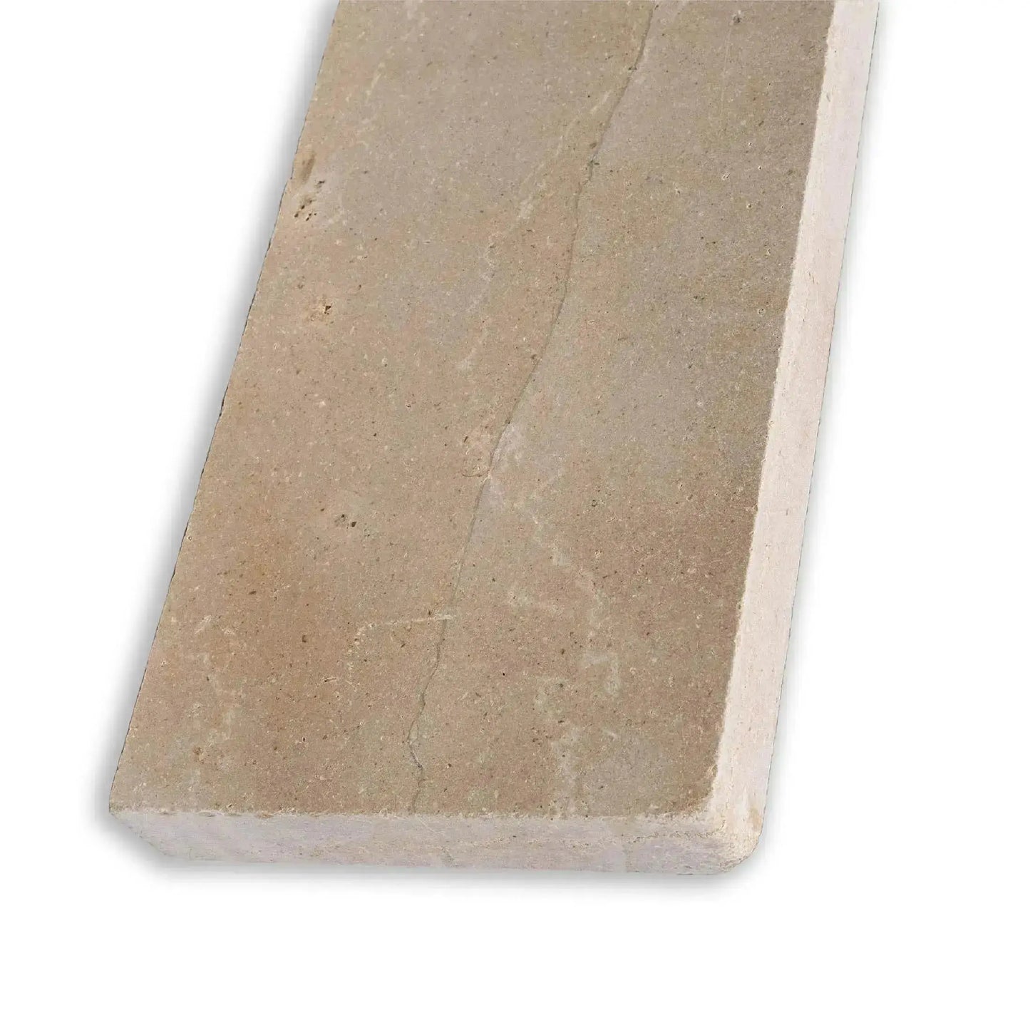 Margelle en pierre calcaire SINAI PEARL - Bords droits