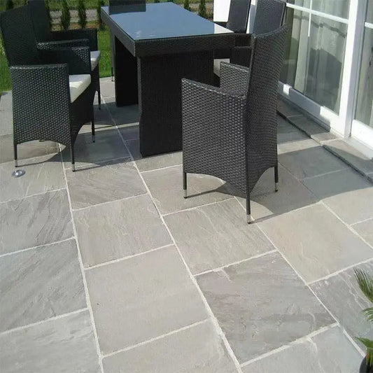 Dallage en grès KANDLA GREY - Minéral Pierre Naturelle